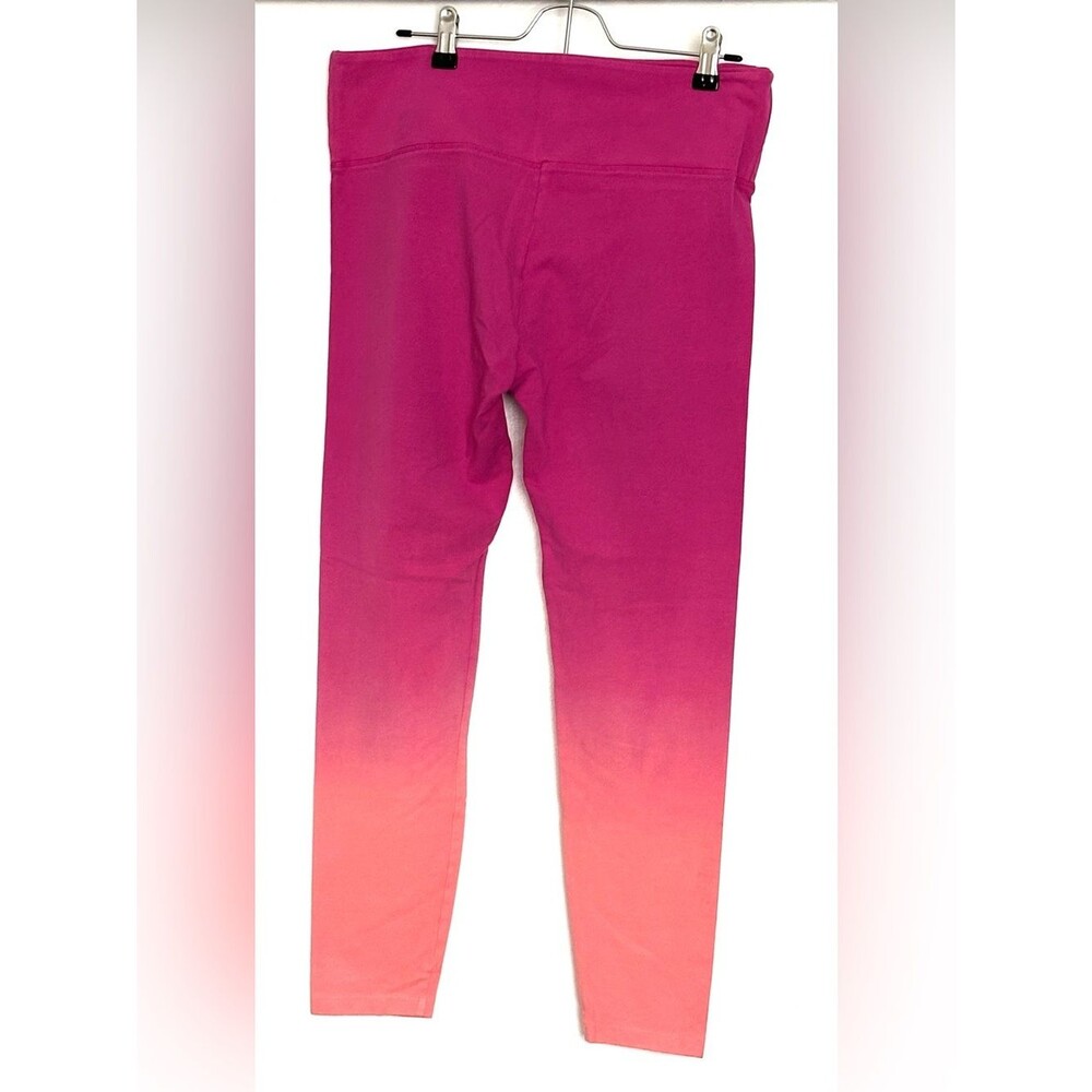 Lou & Grey Pink & Orange Ombre Leggings Size LP - Picture 2 of 4